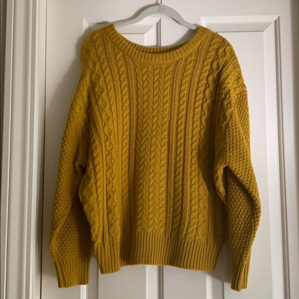 Cable Knit Pullover - image 1
